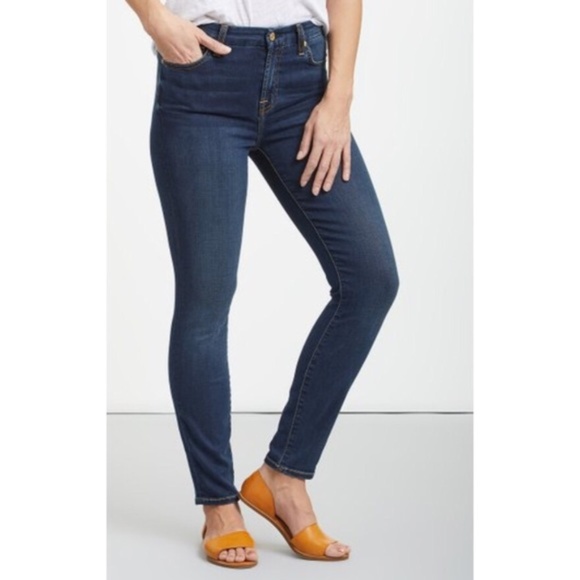 7 For All Mankind Denim - 7 for All Mankind Gwenevere Skinny Jeans Inseam 29